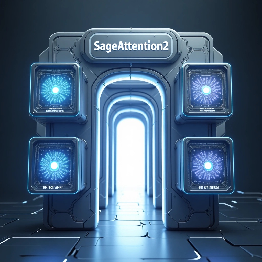 Image related to SageAttention2 Technical Report: Accurate 4 Bit Attention for Plug-and-play Inference Acceleration